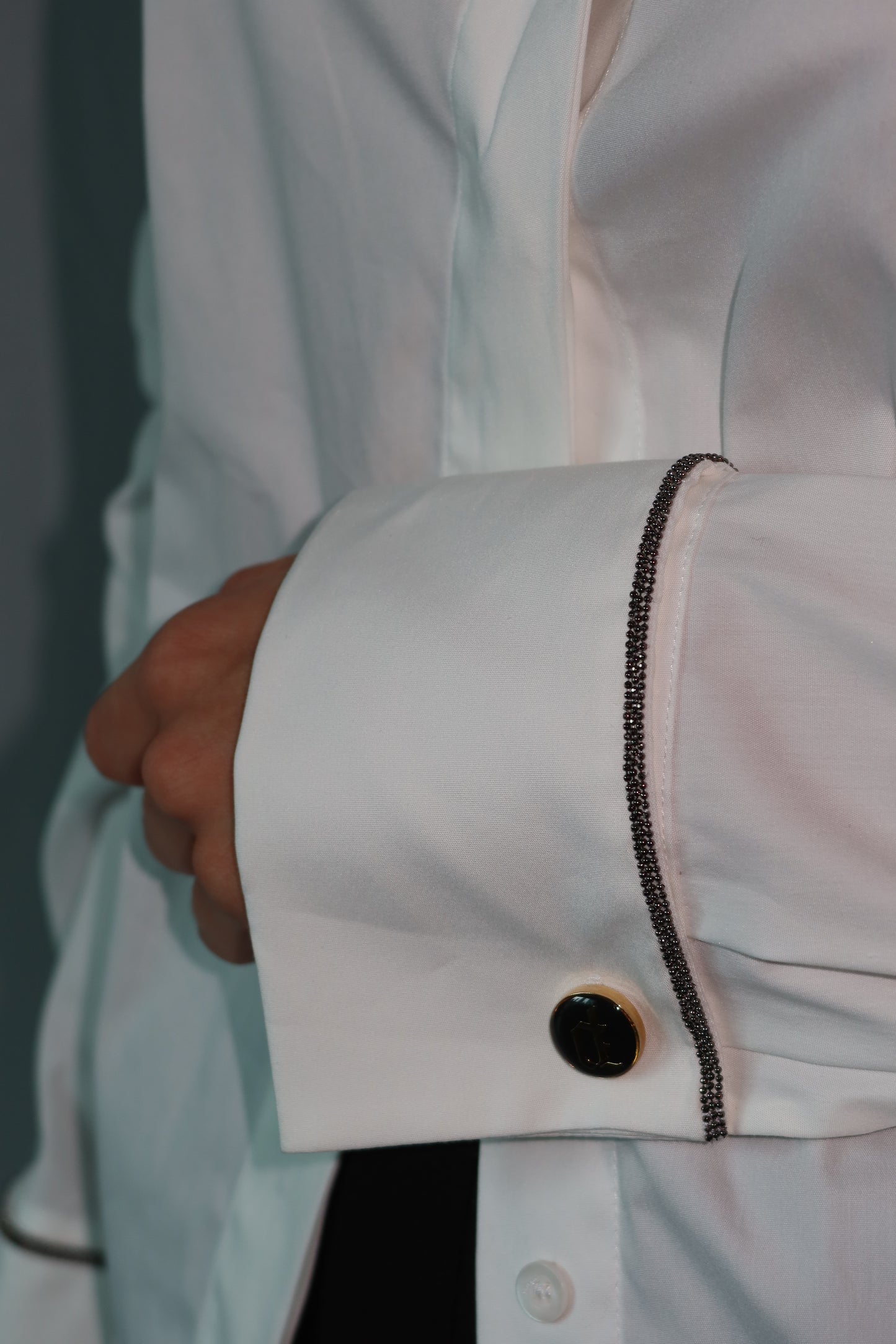 PESERICO WHITE BUTTON DOWN SHIRT