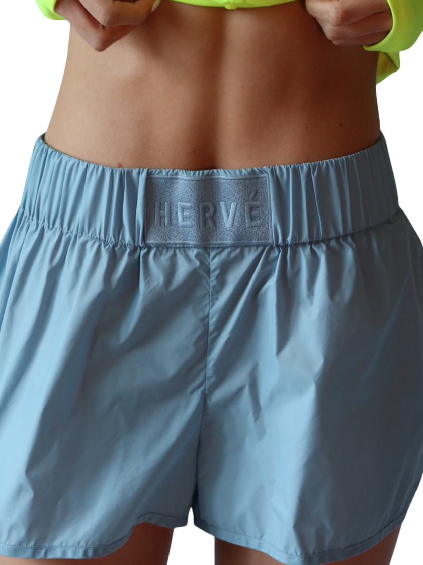HERVE LEGER NYLON SPORT SHORTS