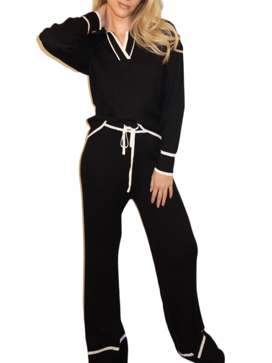 TATI BLACK LOUNGE PANT